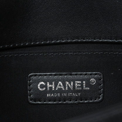 Chanel Lambskin Quilted Medium Boy Flap Black 6 of 8