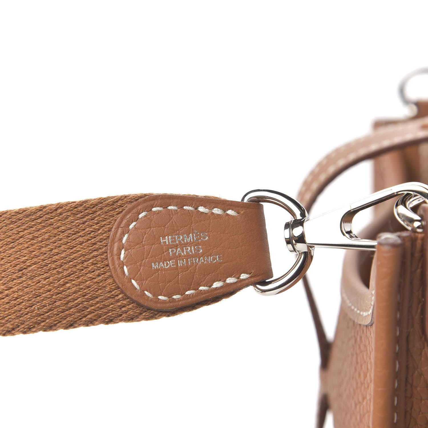 Hermes Taurillon Clemence Evelyne TPM Gold 9 of 10