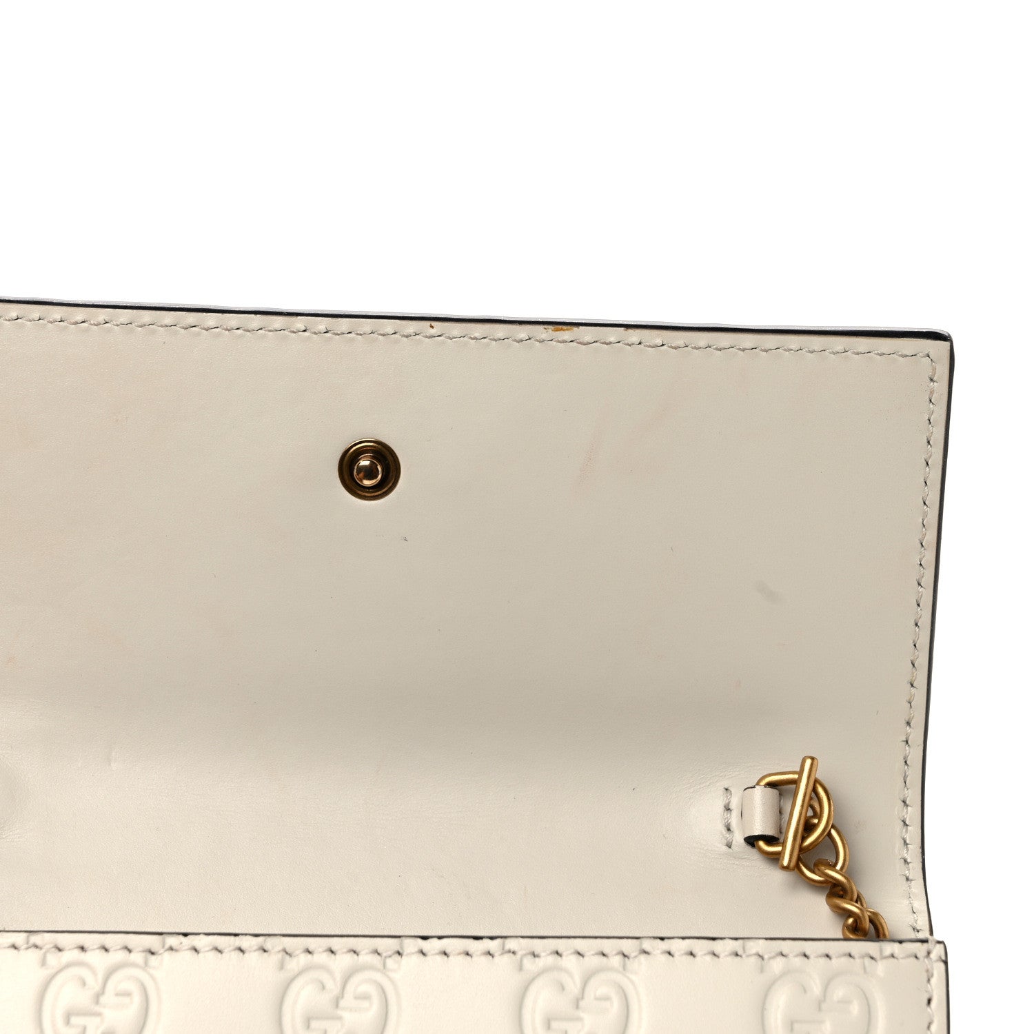 Gucci Guccissima Mini Cherry Chain Bag White 12 of 12