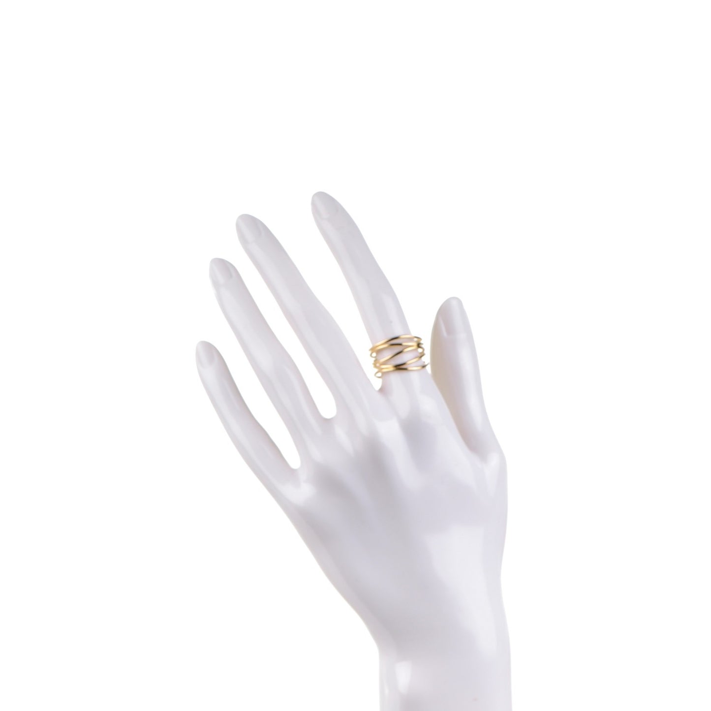18K Yellow Gold Elsa Peretti Wave Ring 7