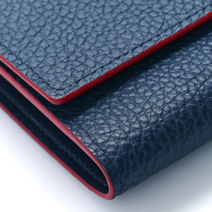 Louis Vuitton Taurillon Capucines Compact Wallet Marine Rouge 7 of 8