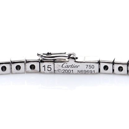 Cartier 18K White Gold Lanieres Bracelet 15 5 of 5