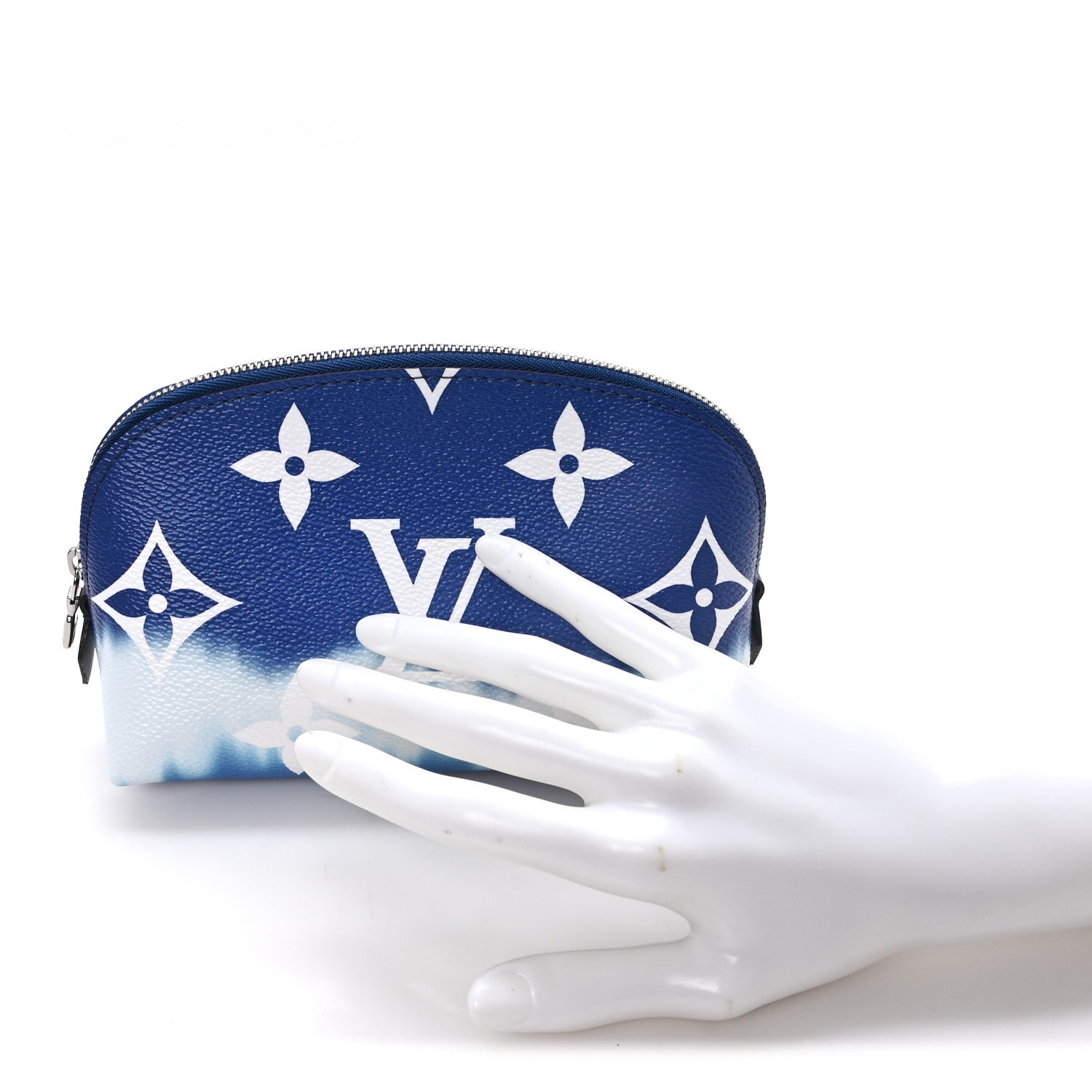 Louis Vuitton Monogram Giant Escale Cosmetic Pouch Blue 2 of 6