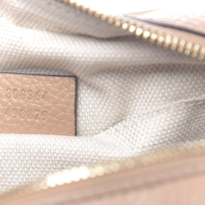 Gucci Pebbled Calfskin Small Soho Disco Bag Camelia 7 of 11