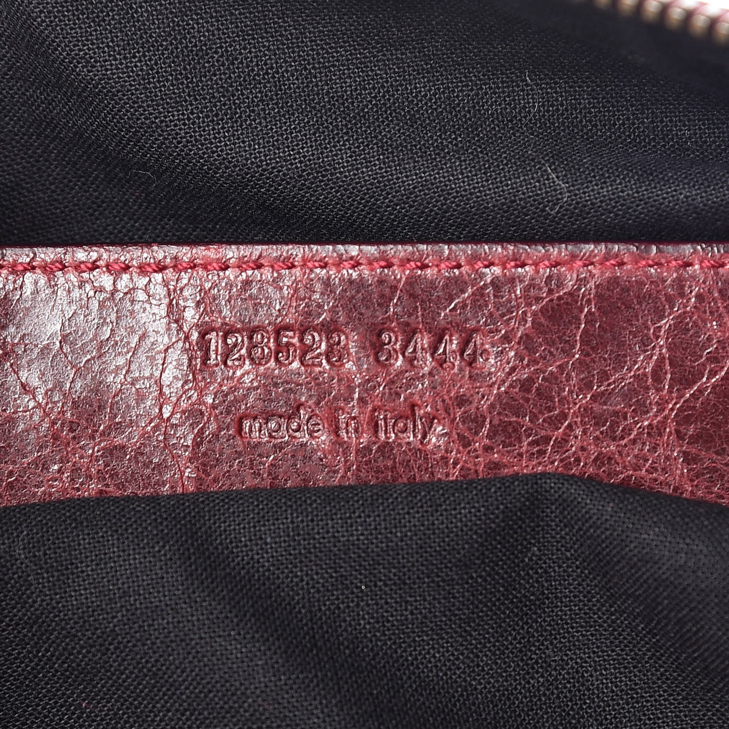 Chevre Classic Hardware Twiggy Rouge Grenat