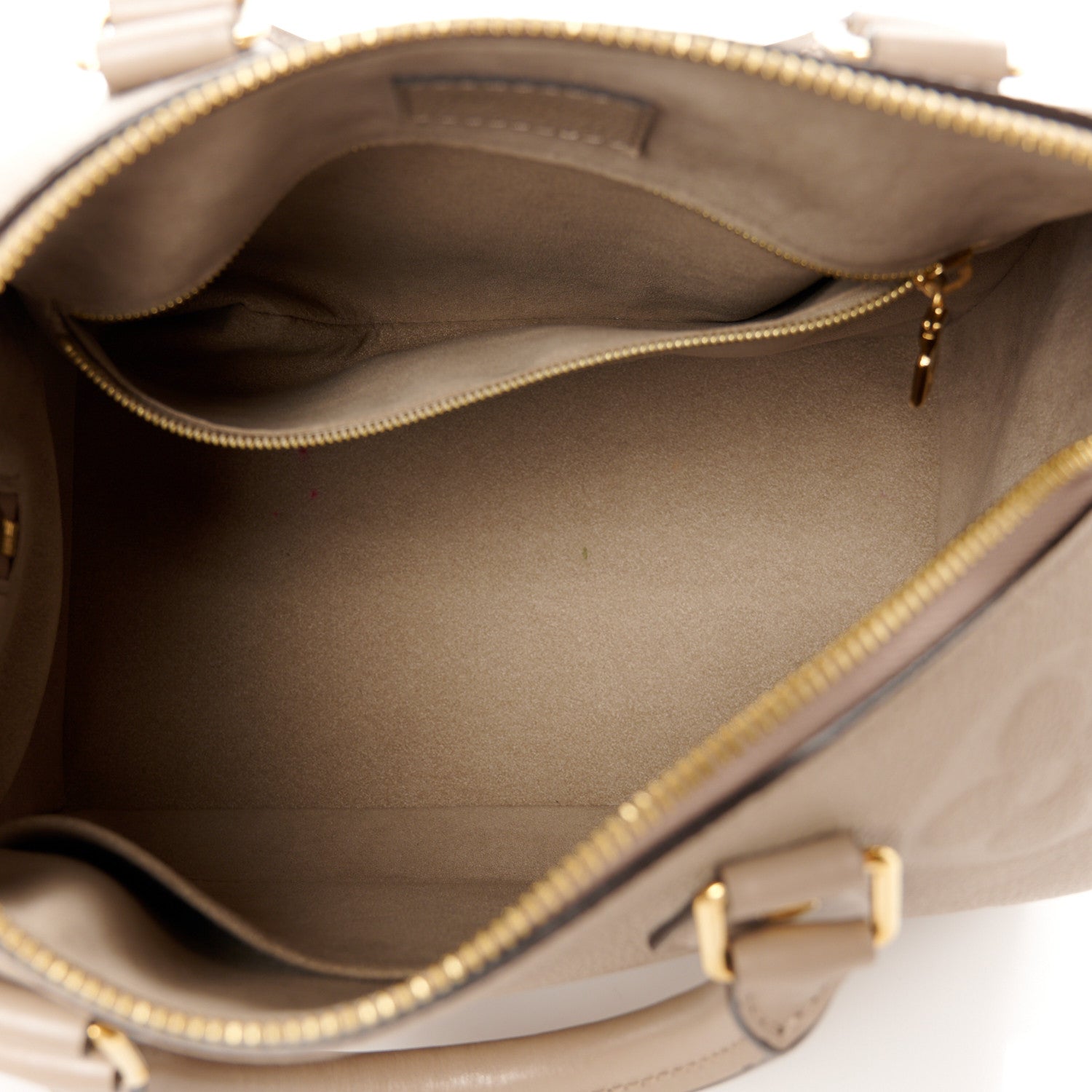 Louis Vuitton Empreinte Monogram Giant Speedy Bandouliere 25 Tourterelle 5 of 10