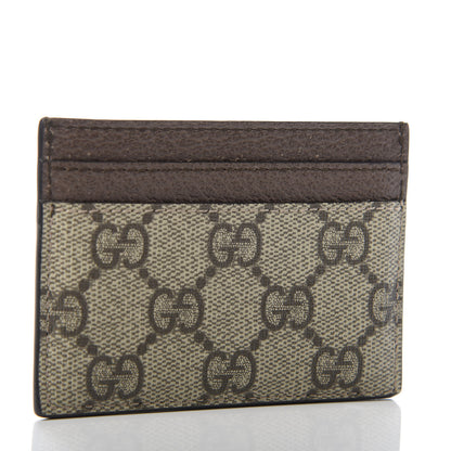 Gucci GG Supreme Monogram Ophidia Card Holder Brown 3 of 7
