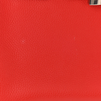 Hermes Taurillon Clemence Birkin 30 Rouge Tomate 11 of 12