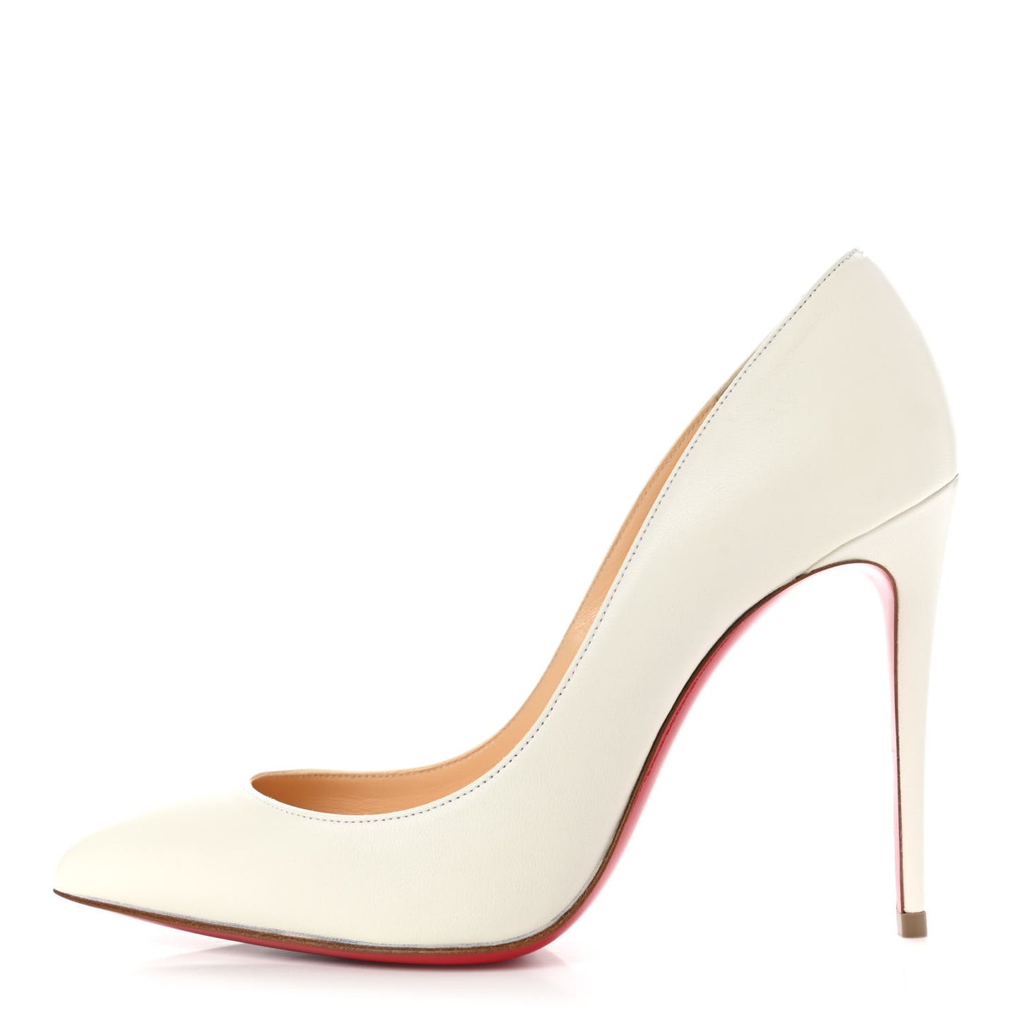 Shiny Nappa Pigalle Follies 100 Pumps 36.5 White