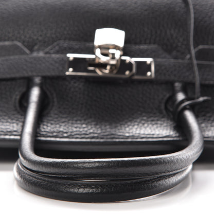 Hermes Taurillon Clemence Birkin 30 Black 30 of 42