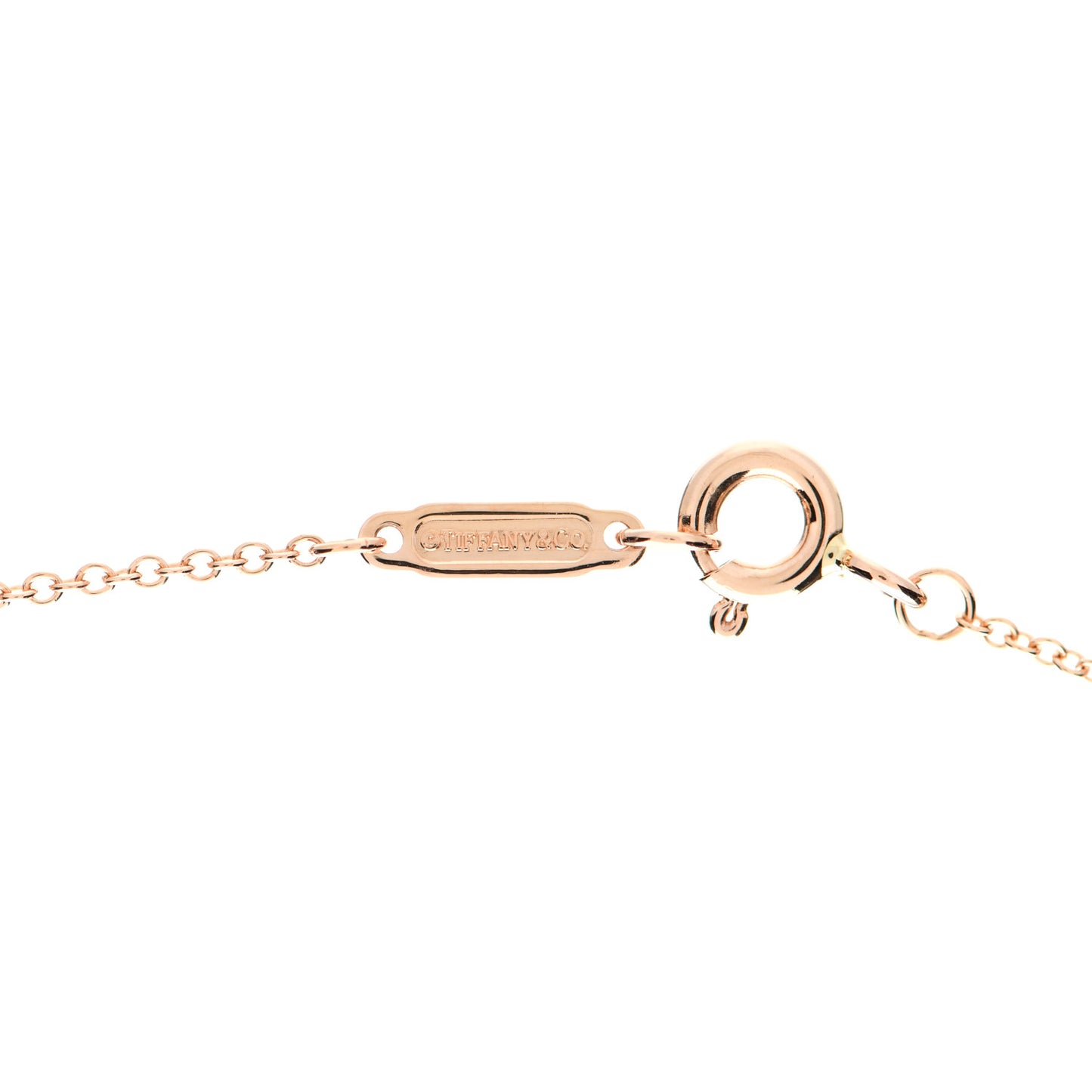 18K Rose Gold Diamond Small Paper Flowers Pendant Necklace