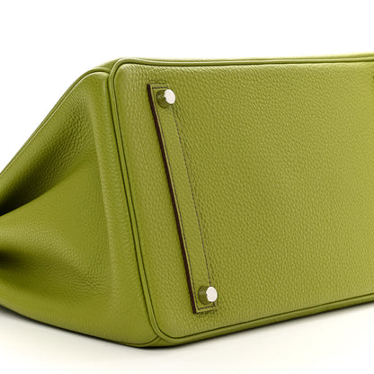Hermes Togo Birkin 35 Vert Anis 9 of 10