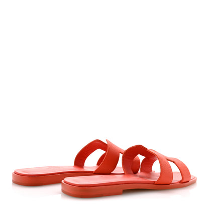 Hermes Epsom Oran Sandals 36 Orange Poppy 5 of 10