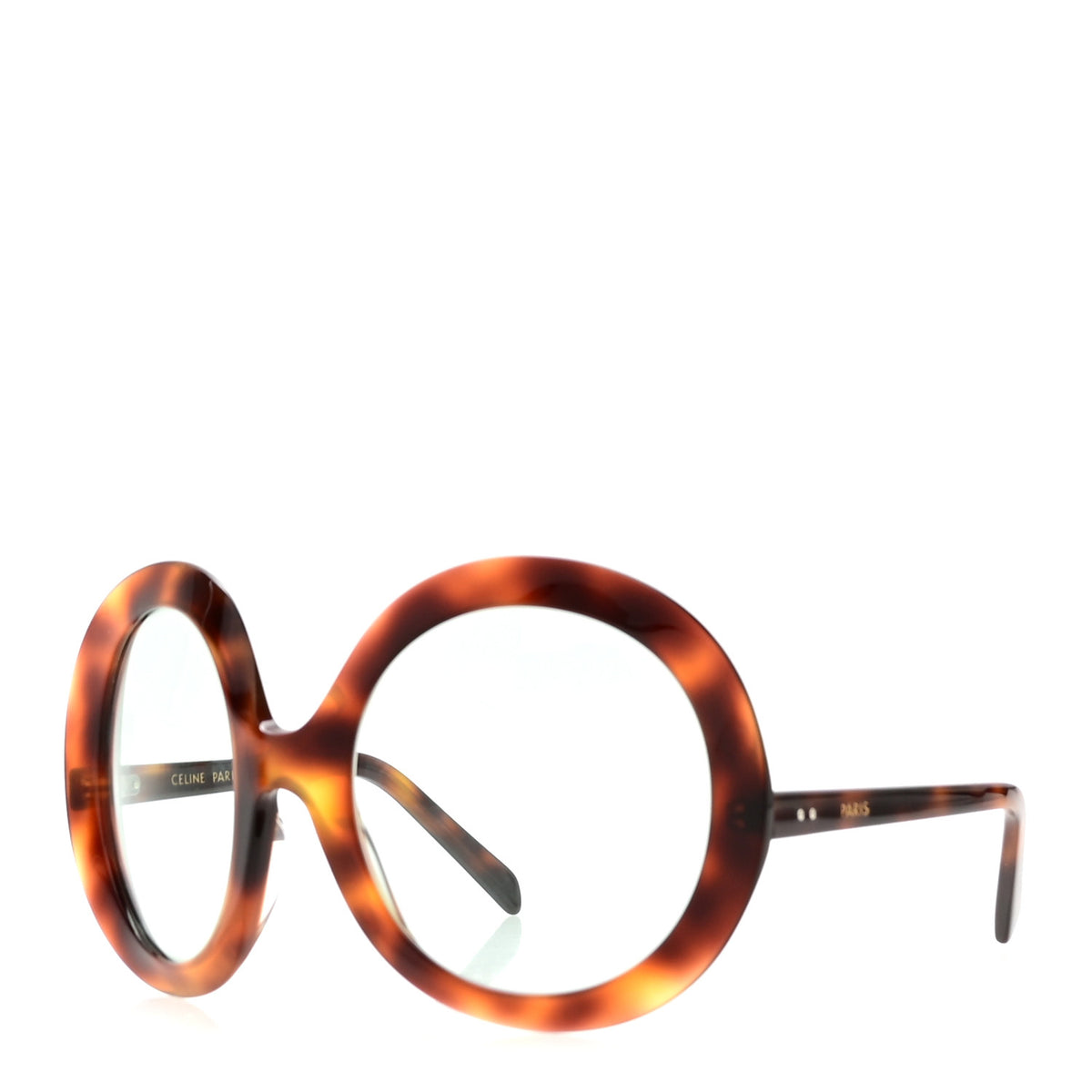 Celine Round Sunglasses CL40345I Tortoise 1 of 8