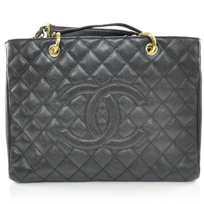 Chanel Caviar Quilted Grand Shopping Tote GST Black 1 of 9