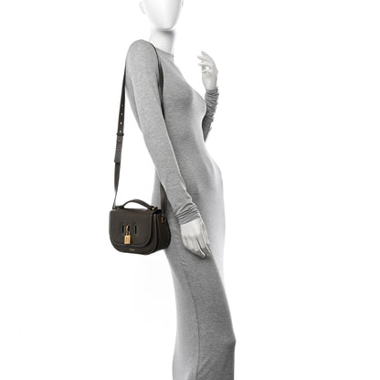 Tom Ford Smooth Calfskin Padlock Saddle Crossbody Bag Green 2 of 11