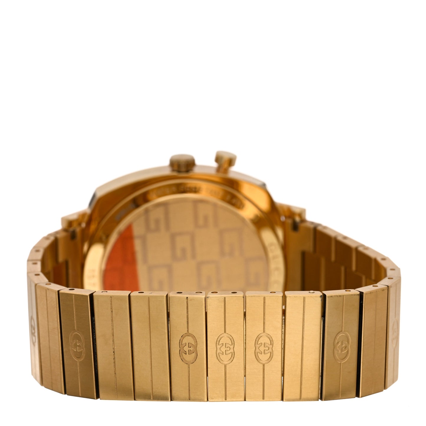 Stainless Steel 38mm Grip Quartz Watch Gold