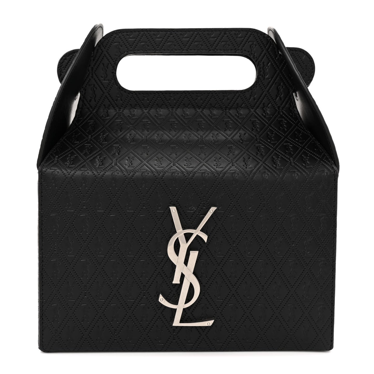 Calfskin Monogram Take Away Box Black