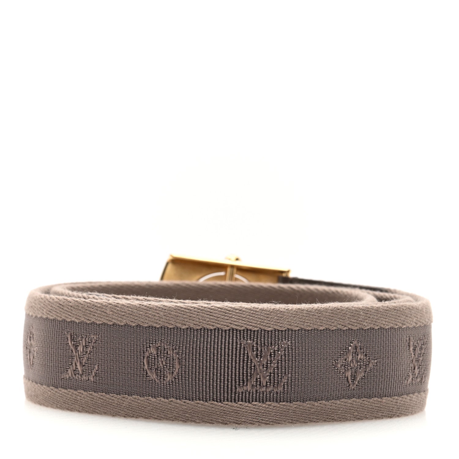 Louis Vuitton Canvas Monogram LV Cut Belt 90 36 Brown 2 of 4