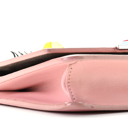Fendi Vitello Century Hypnoteyes Tube Wallet On Chain Bubblegum 5 of 9