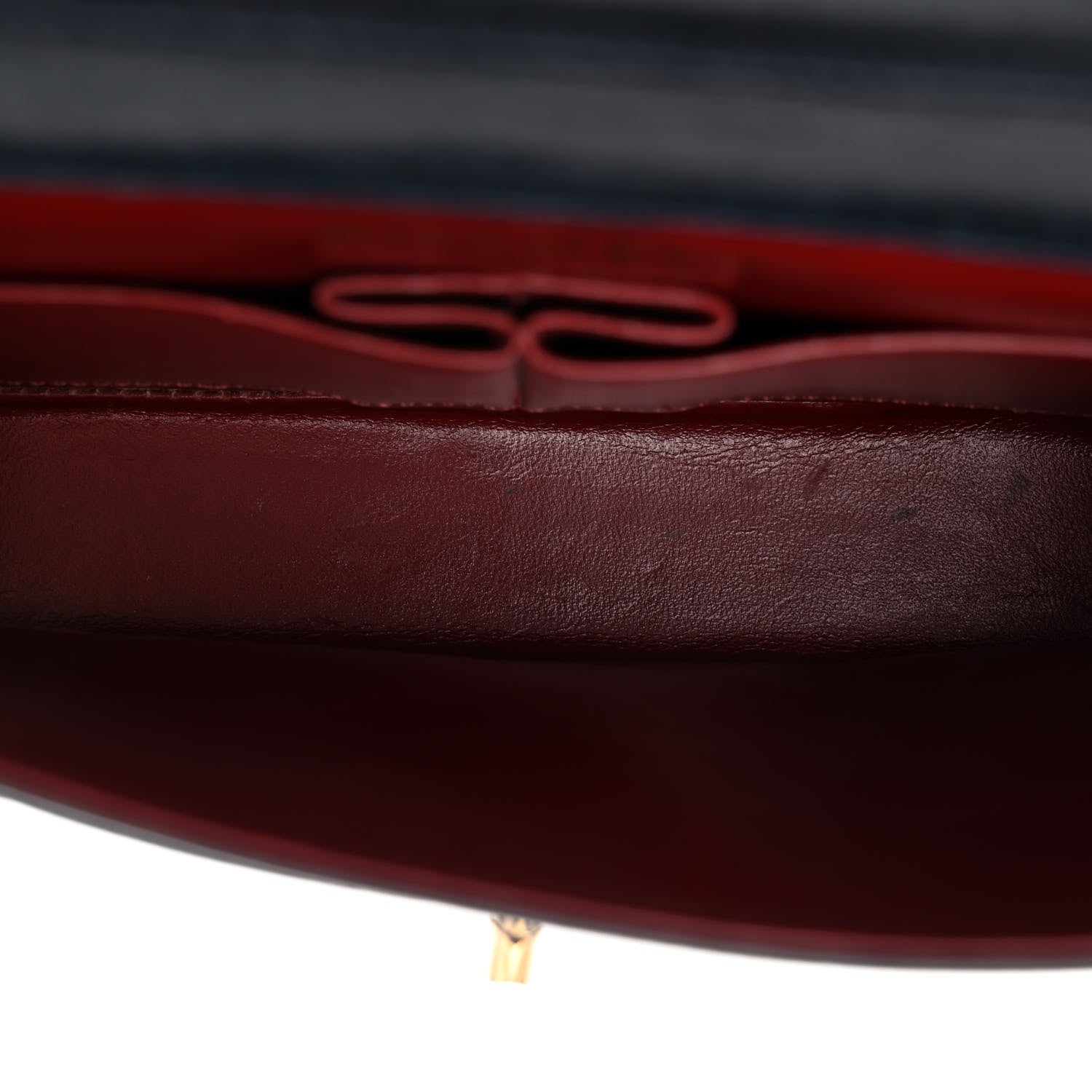 Chanel Lambskin Quilted Mini Square Flap Bag Navy 5 of 13