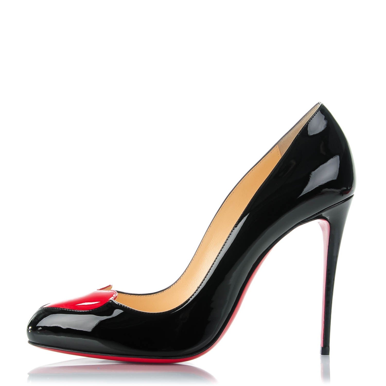 Christian Louboutin Patent Doracora 100 Pumps 40.5 Black 1 of 14