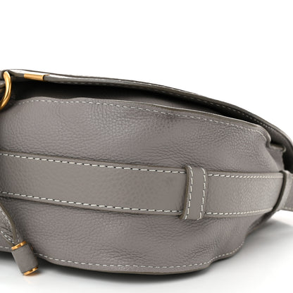 Chloe Calfskin Medium Marcie Round Crossbody Bag Cashmere Grey 11 of 11