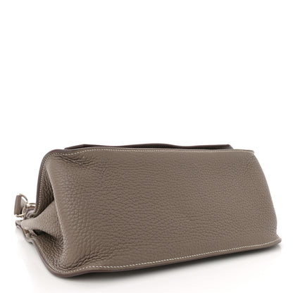 Hermes Taurillon Clemence Jypsiere 28 Etoupe 4 of 13