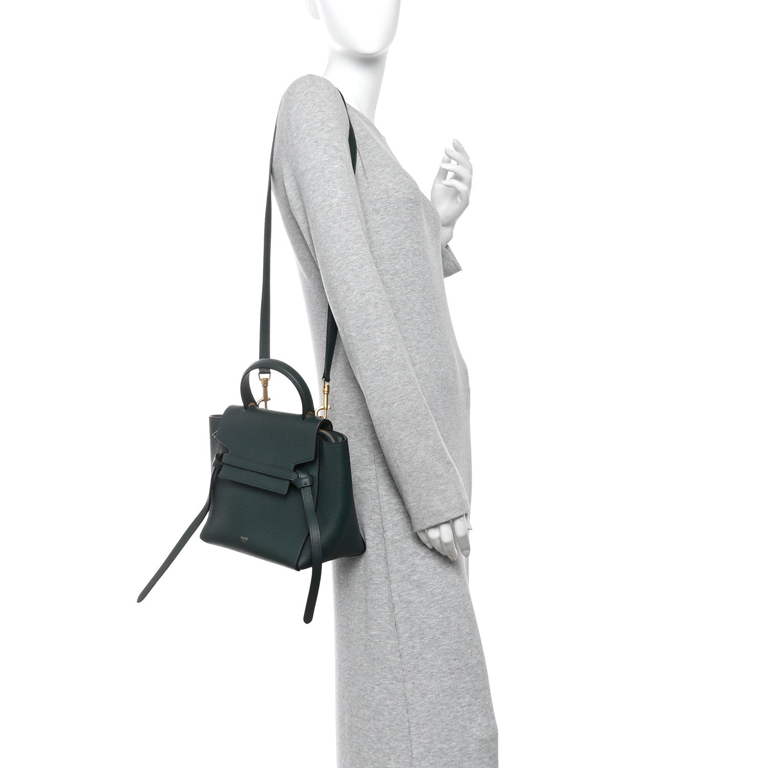 Celine Grained Calfskin Micro Belt Bag Amazone 2 of 12