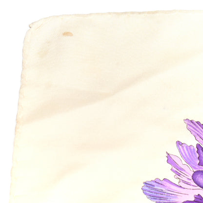 Gucci Silk Twill Flora Square Scarf White 6 of 8