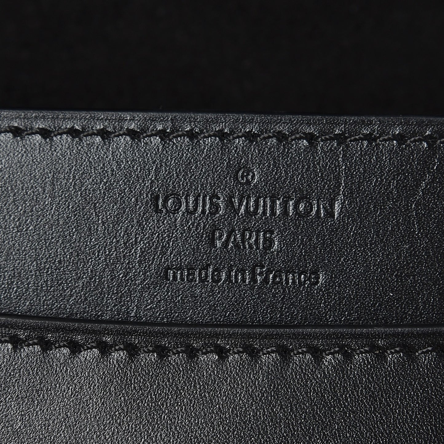 Calfskin Chain Louise MM Black
