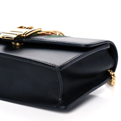 Gucci Calfskin Super Mini Sylvie Chain Shoulder Bag Blue 10 of 11