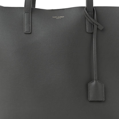 Saint Laurent Calfskin Large Shopping Tote Storm 9 of 12