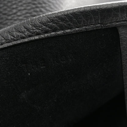 The Row Grained Calfskin Medium N/S Park Black 6 of 10