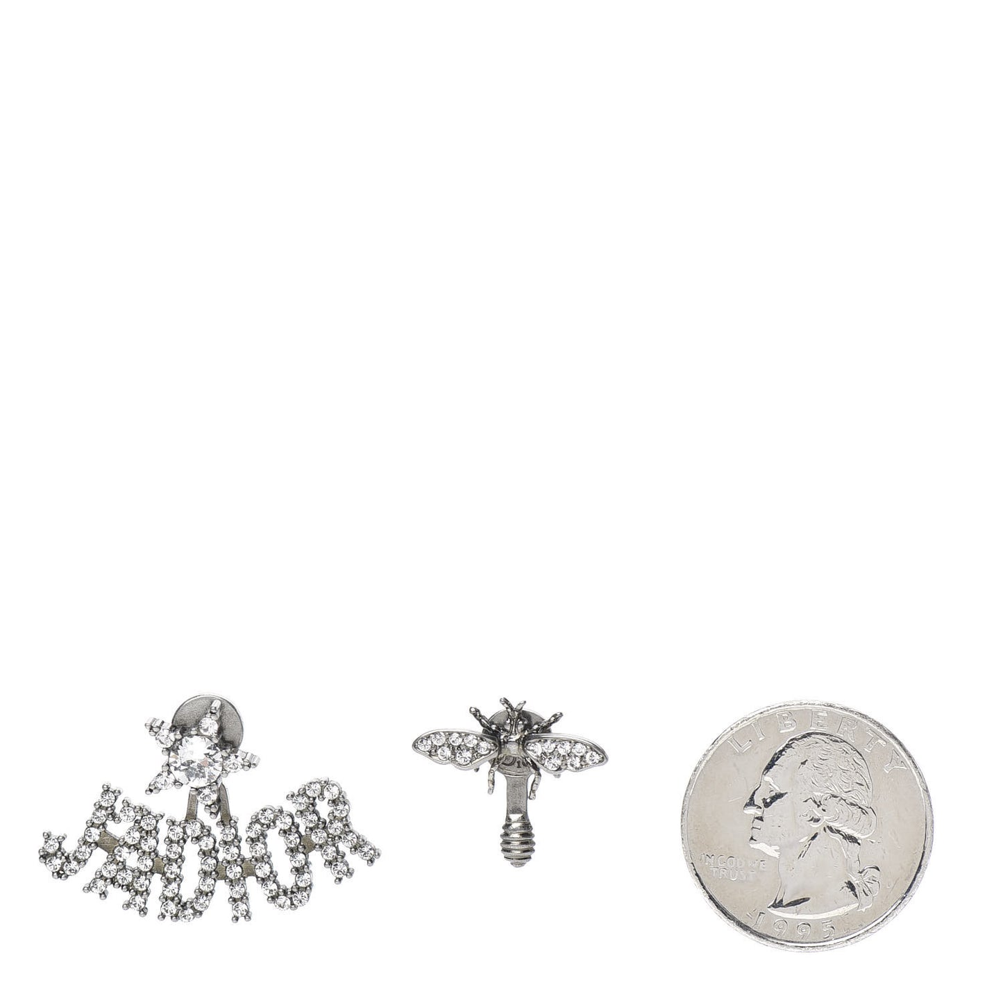 Palladium Crystal J'adior Earrings