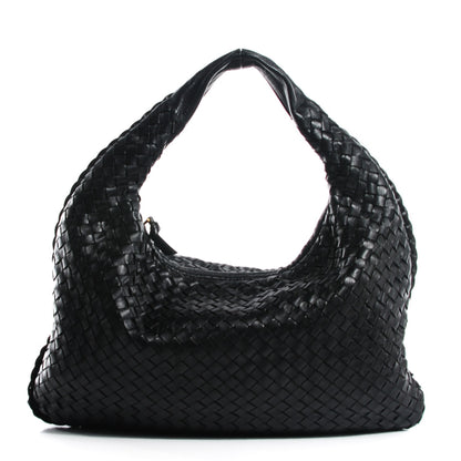 Bottega Veneta Nappa Intrecciato Medium Veneta Hobo Nero Black 1 of 10