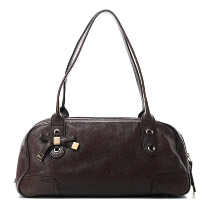 Gucci Guccissima Small Princy Satchel Brown 1 of 4