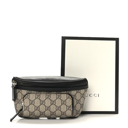 Gucci GG Supreme Monogram Belt Bag Black 10 of 10