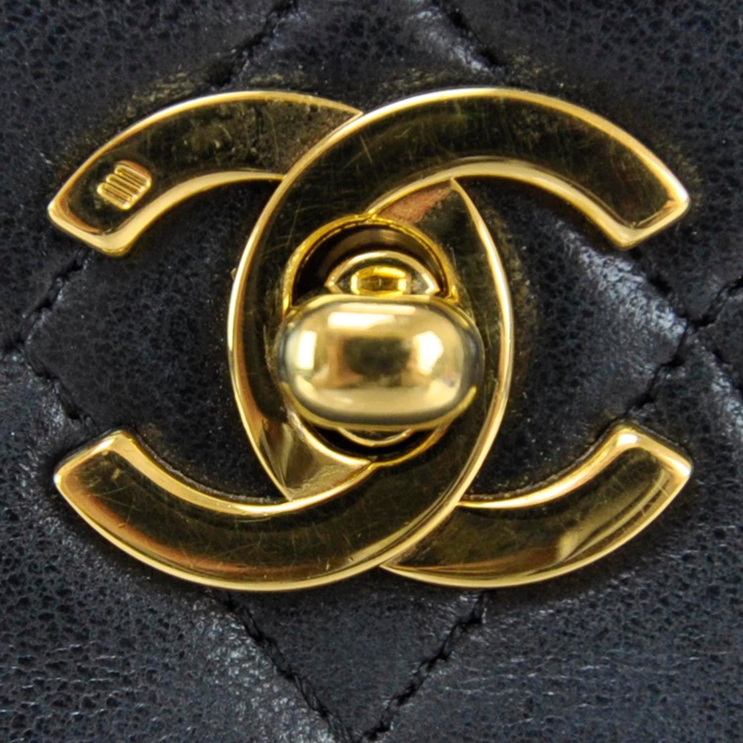 Chanel Lambskin Tote Black 7 of 13