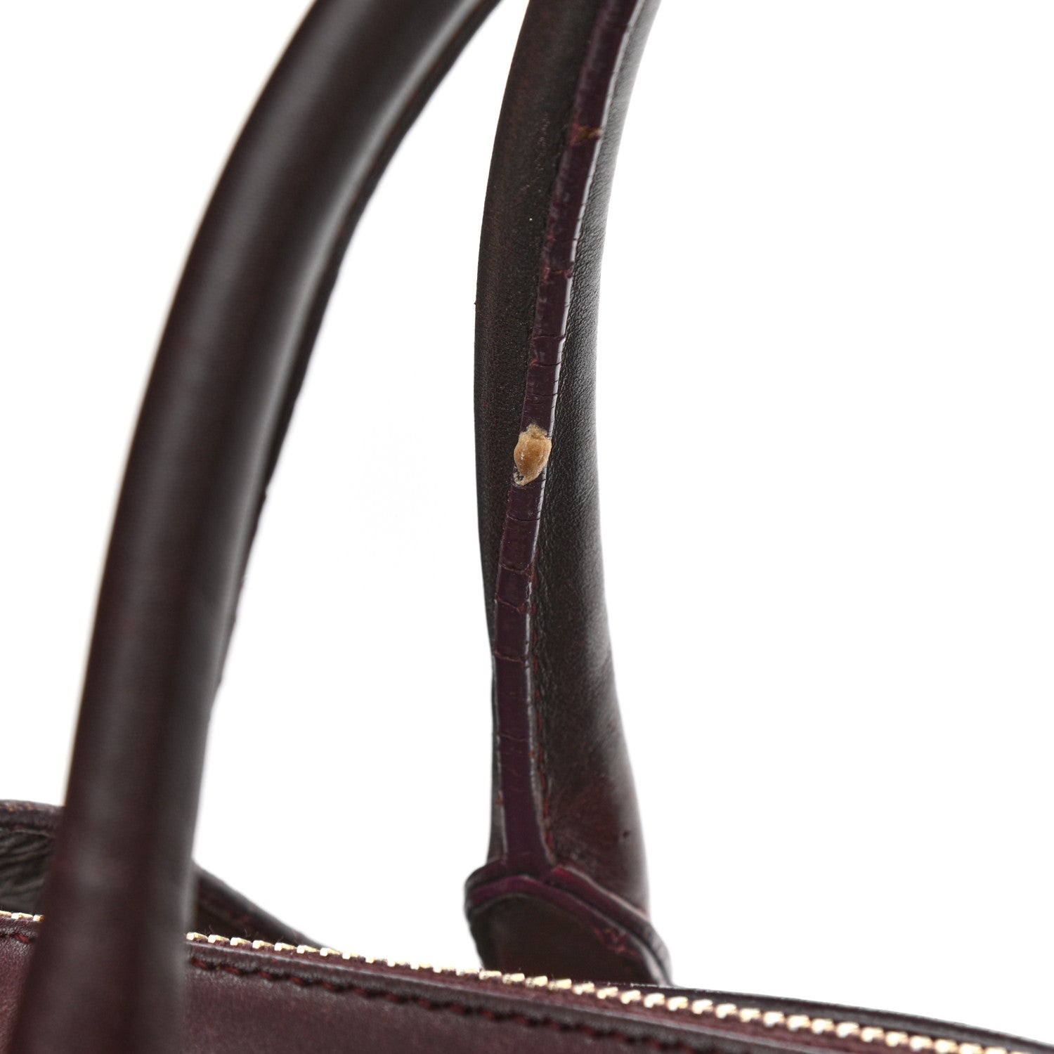 Saint Laurent Calfskin Classic Duffle 12 Wine 11 of 17