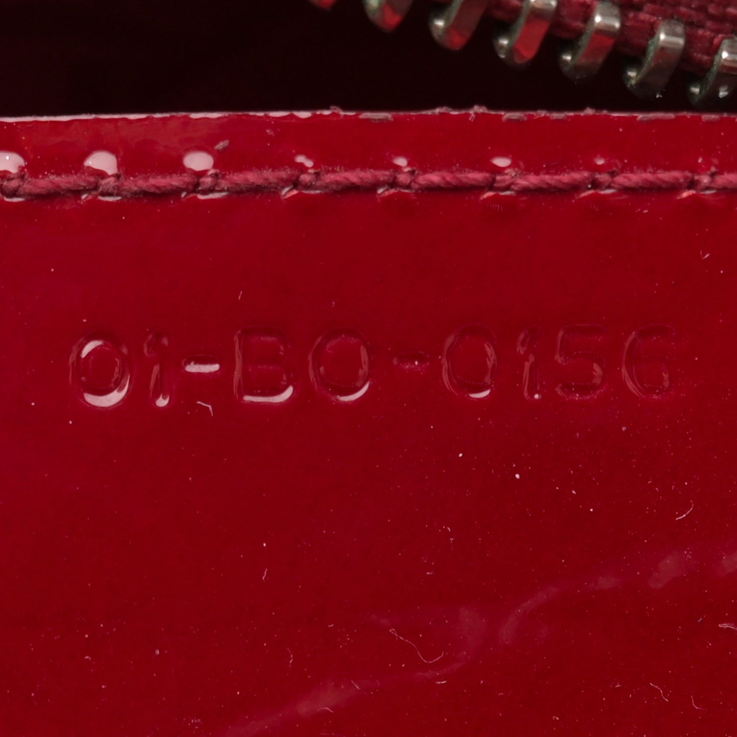 Patent Cannage Medium Lady Dior Red