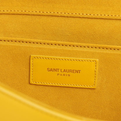 Saint Laurent Calfskin Classic Y Ligne Clutch Soleil 6 of 7