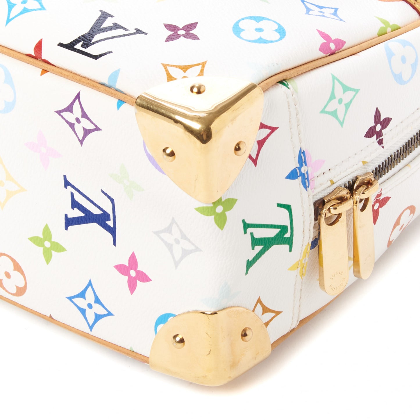 Monogram Multicolor Trouville White