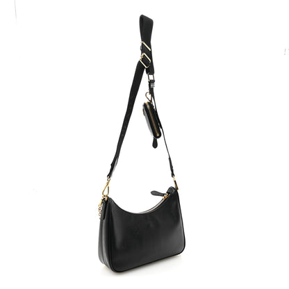 Prada Saffiano Lux Re-Edition 2005 Shoulder Bag Black 3 of 10