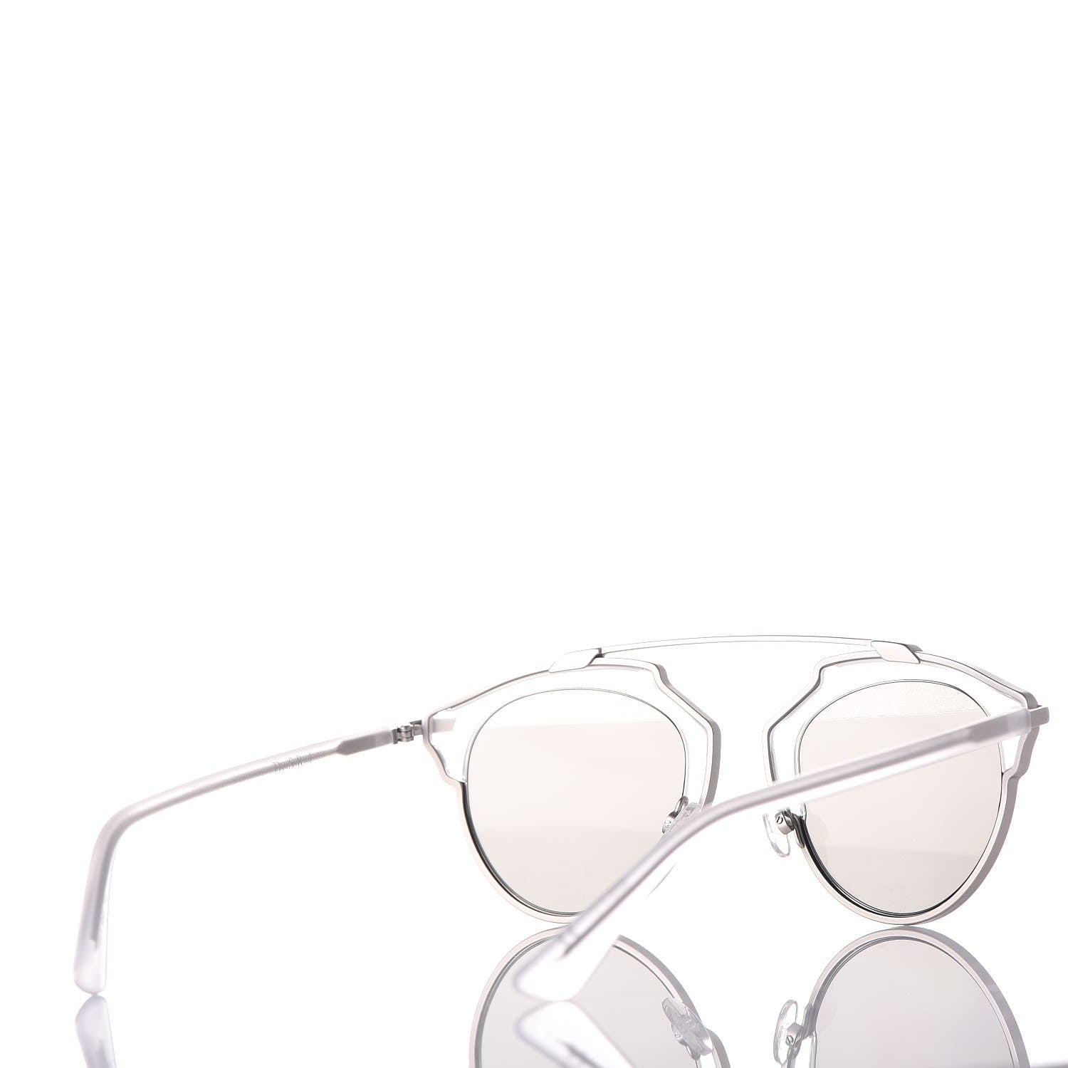 Christian Dior So Real Sunglasses Crystal Silver White 4 of 8