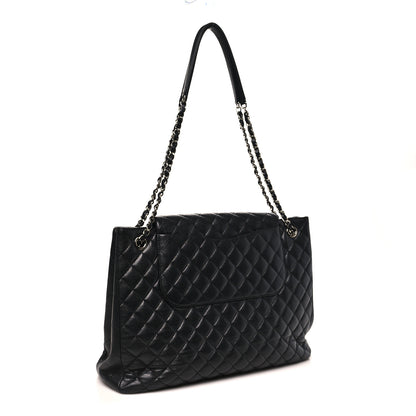 Chanel Caviar Quilted Flap Tote Black 3 of 10