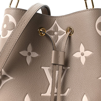 Louis Vuitton Empreinte Monogram Giant Neonoe MM Tourterelle Creme 8 of 10