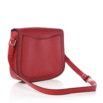 Louis Vuitton Epi Saint Cloud GM Castillan Red 3 of 9