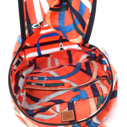 Hermes Silk Barenia Cavalcadour Airsilk Backpack 5 of 16