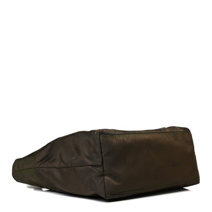 Prada Tessuto Nylon Saffiano Shopping Tote Green 3 of 19